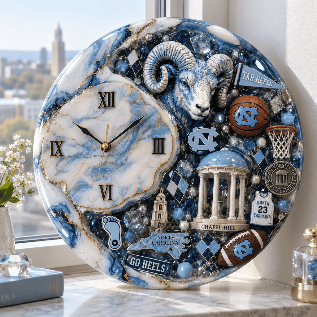 Premium UNC Statement 3D Decorative Wall Clock HTTT