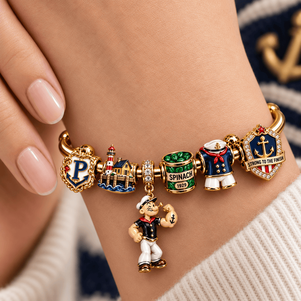 POPE Silver Charm Bracelet Set NTVA