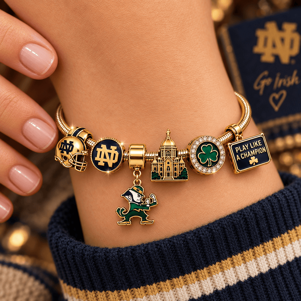 NDFI Gold Charm Bracelet Set PNPA
