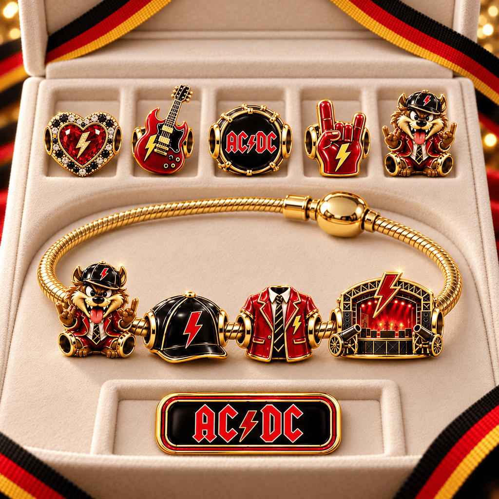 ACDC Gold Charm Set PNPA