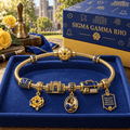 SGRO Gold Charm Bracelet Set HQH