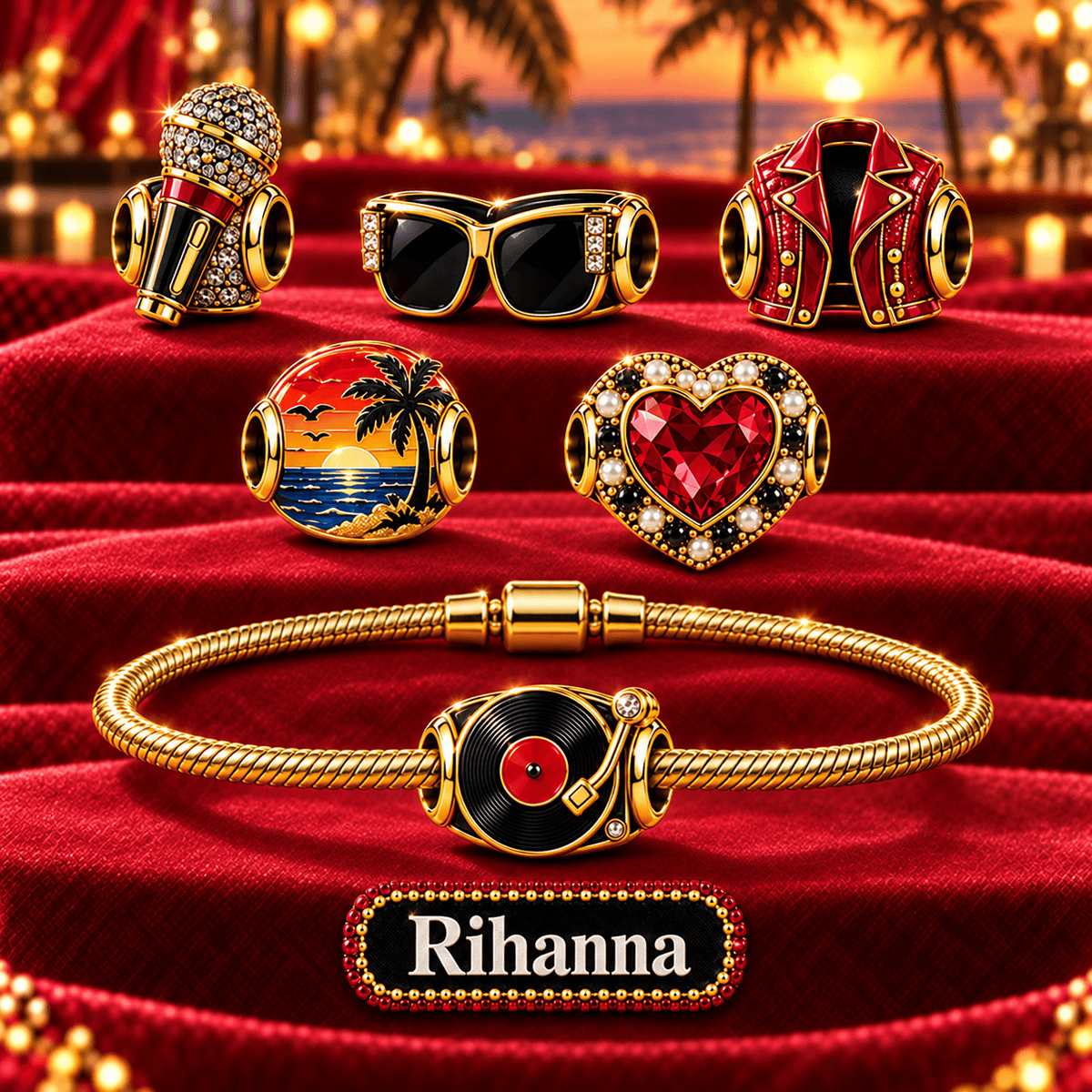 RHN Gold Charm Set PNPA