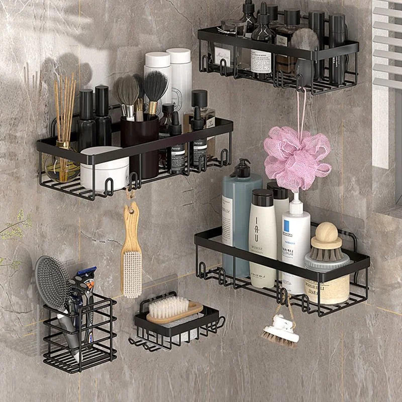 Multifunctional Bathroom Shower Rack 5 Count,for Home Kitchen 5 Pack for Home,Apartment, and School fanyi